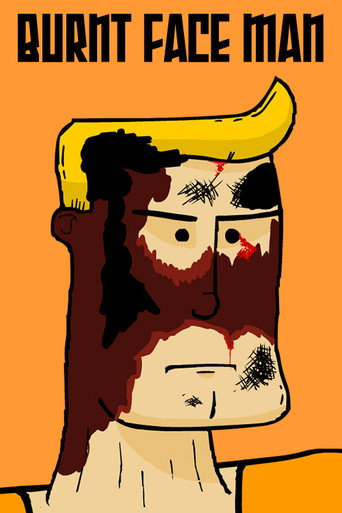 رجل ذو وجه محترق