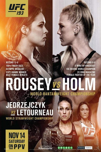 UFC 193: روزي ضد هولم