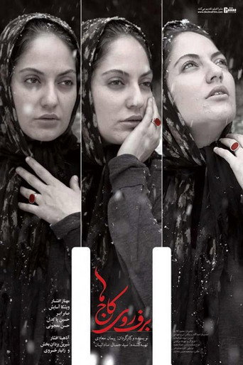 الثلج على الصنوبر