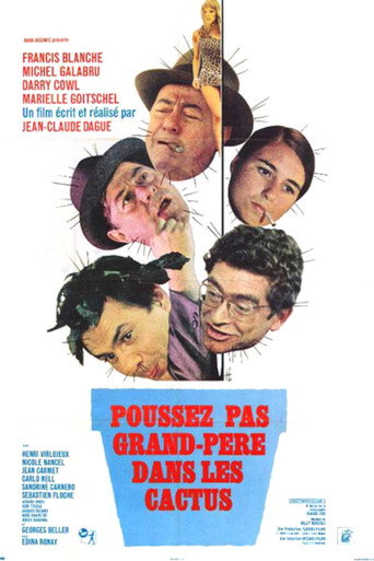 Poussez pas grand-père dans les Cactus