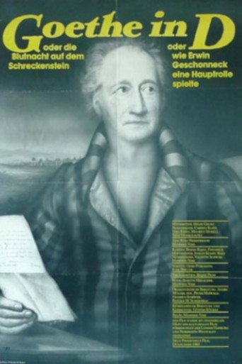 جوته في D. أو Die Blutnacht auf dem Schreckenstein أو Wie Erwin Geschonneck في لعبة Hauptrolle