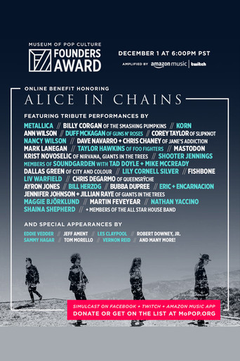 جائزة مؤسسي MoPOP لعام 2020 لتكريم Alice in Chains