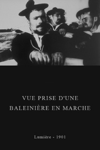 Vue prise d'une baleinière en Marche