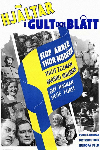 Hjältar and gult och blått