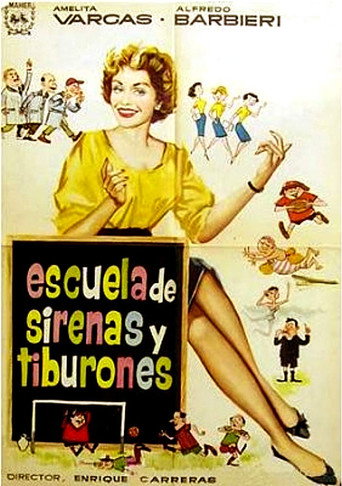 Escuela de Sirenas y tiburones