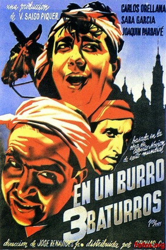 En un burro tres Baturros